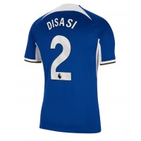 Camiseta Chelsea Axel Disasi #2 Primera Equipación Replica 2023-24 mangas cortas